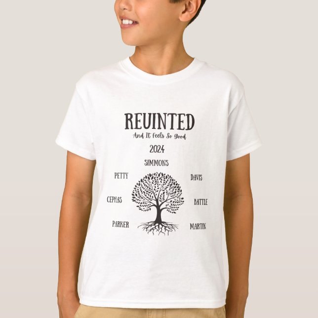 Niños Camisetas sindicales familiares (Anverso)