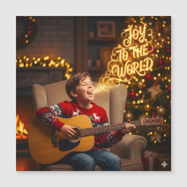 NIÑOS CANTANDO TEMA DE ALEGRÍA NAVIDEÑA (Anverso)