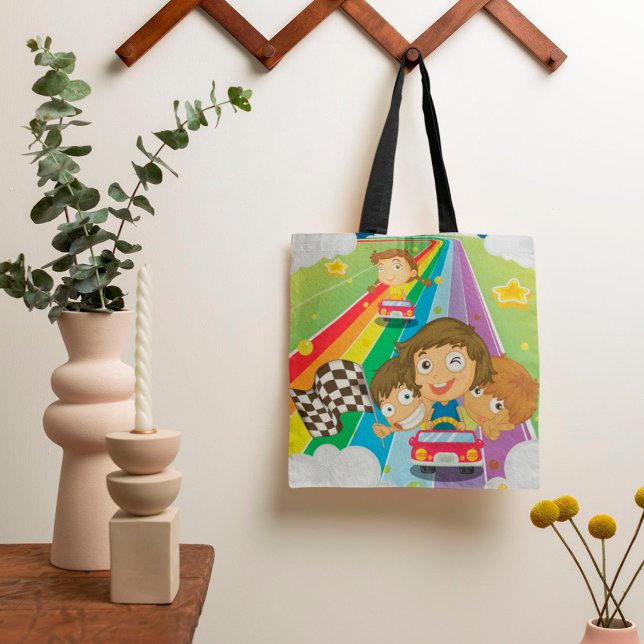 Niños Carreras En Una Bolsa De Toque Arcoiris (Subido por el creador)