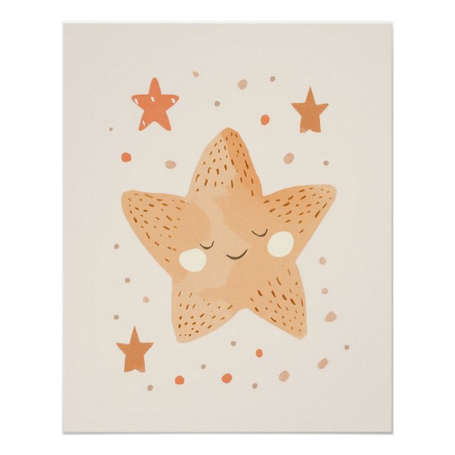 Niños celestes Nursery Wall Art, niños Posters (Anverso)
