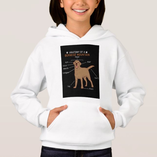 Niños Chicas BERNESE MOUNTAIN Hoodies & Sweatshirt (Anverso)