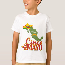 Niños Cinco de Mayo camiseta