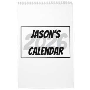 Niños - Color su propio calendario en blanco