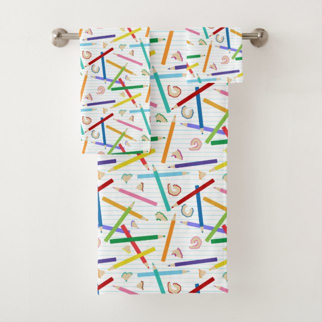 Niños con lápices de colores (In situ)