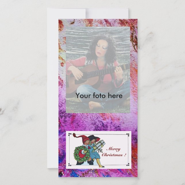 NIÑOS CON REGALOS DE NAVIDAD (Anverso)