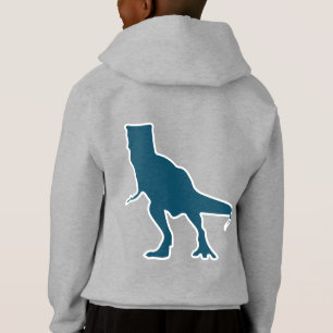 Niños con sello de dinosaurio T-rex