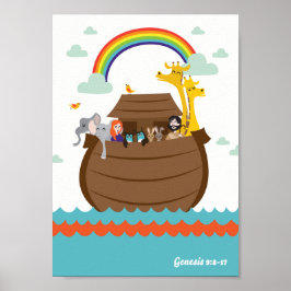 Niños cristianos felices Posters historia de la bi