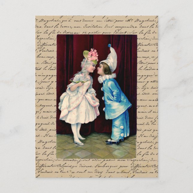 Niños Curtsy ~ Postcard / Invitaciones (Anverso)