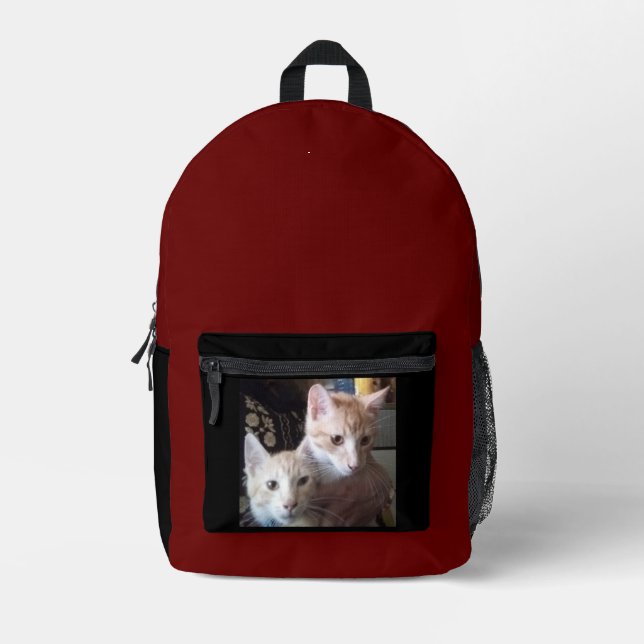 Niños de Bagpack de vuelta a la mochila impresa en (Anverso)