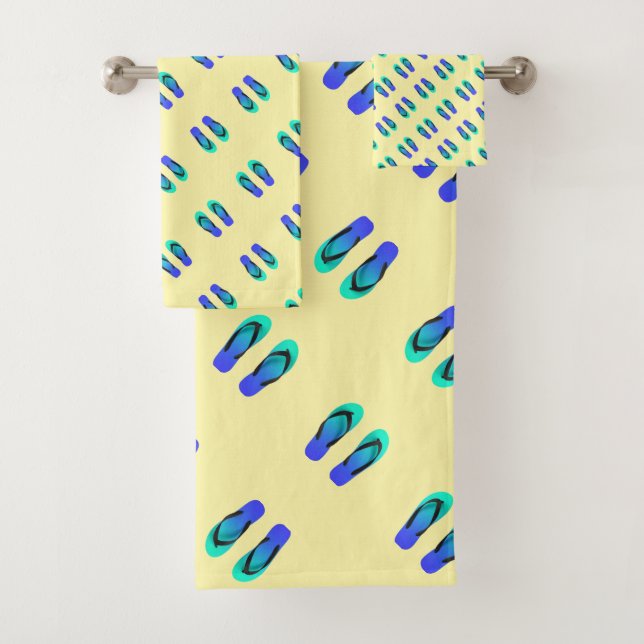 Niños de Blue Flip Flops (In situ)