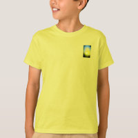 Niños de camiseta con diseño ecológico fresco