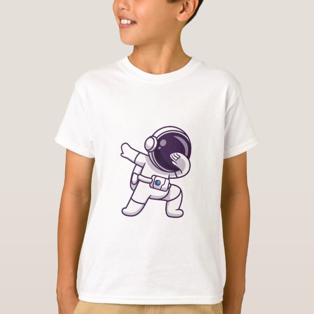 Niños de camisetas astronautas lindos (Anverso)