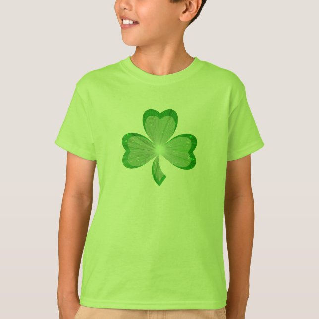 Niños de camisetas básicas de Shamrock (Anverso)