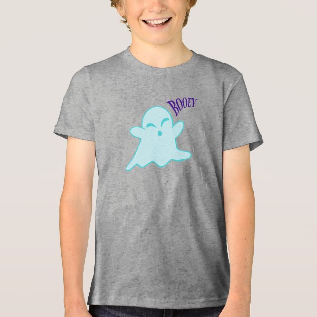 Niños de camisetas fantasma de Halloween (Anverso)