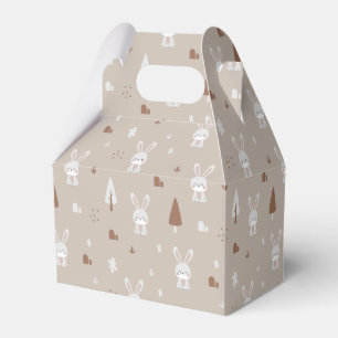 Niños de conejo adorables Patrón Cajas Favoritas