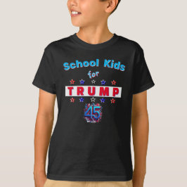 Niños de escuela para la camiseta TRUMP 3