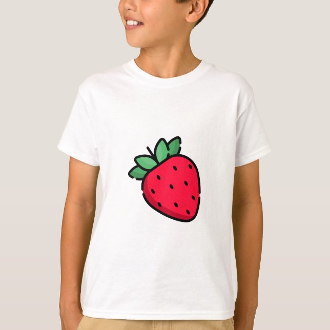 Niños de fresa - Camiseta AWESOME (Anverso)