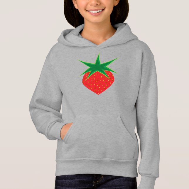 Niños de fresa Pullover Hoodie (Anverso)