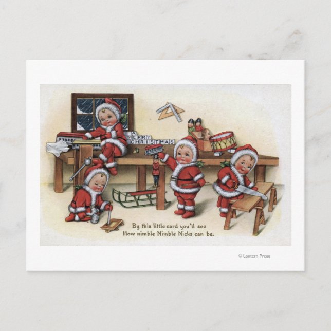 Niños de GreetingLittle del navidad (Anverso)