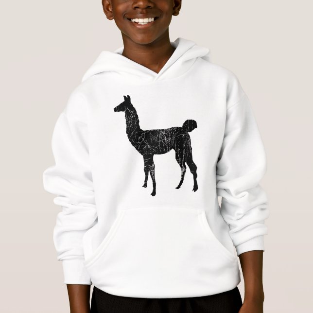 Niños de la camiseta del jersey de la llama y (Anverso)