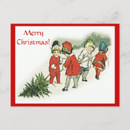 Niños de la época de la cosecha y postales para ár