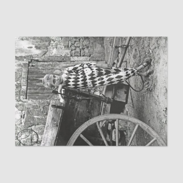 Niños de la época en papel de tejidos Harlequin Su (Anverso)