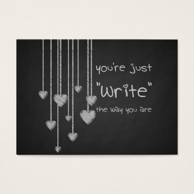 Niños de la escuela de corazón de Chalk Board Vale (Frente)