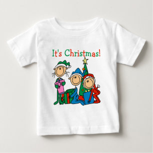 Niños de la figura del palo Son camisetas y regalo