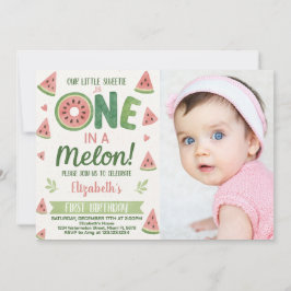 Niños de la sandía Invitación de cumpleaños y deco