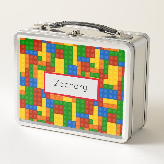 Niños de ladrillos de construcción coloridos (Anverso)