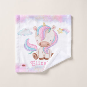 Niños de unicornio con leche