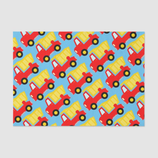 Niños del camión de vertederos de juguetes Papel d (Anverso)