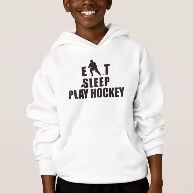 Niños del hockey de Eat Sleep Play (Anverso)