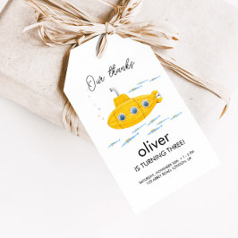 Niños del Submarino Amarillo Cumpleaños etiqueta d