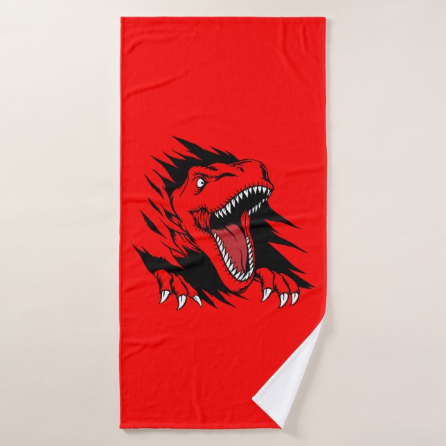 Niños dinosaurio (Toalla de baño)