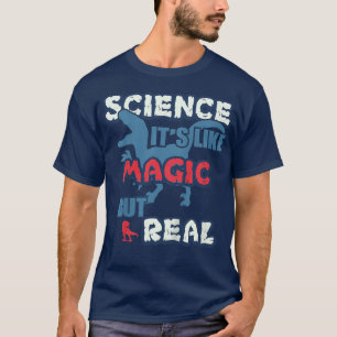 Niños Dinosaurios y ciencia T-rex como camisetas m