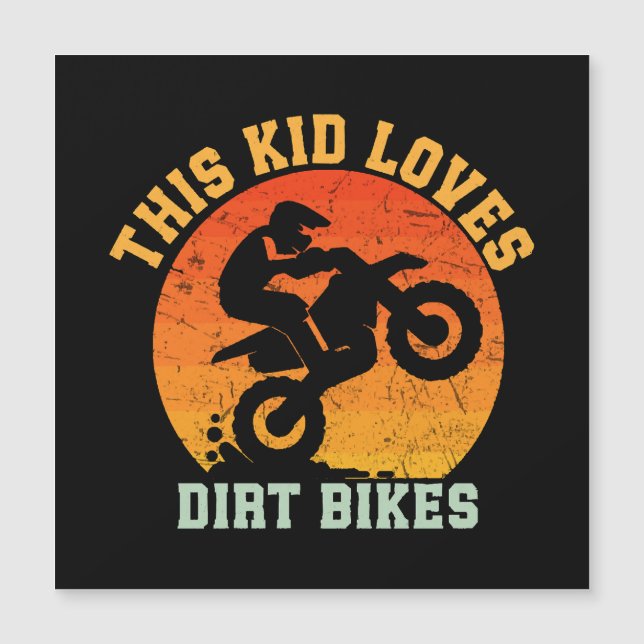 Niños Divertida Moto de Cross (Anverso)