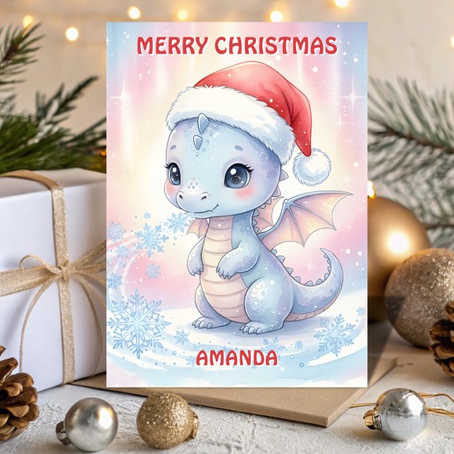 Niños Dragón de Navidad Bebé Copos de Nieve (Subido por el creador)
