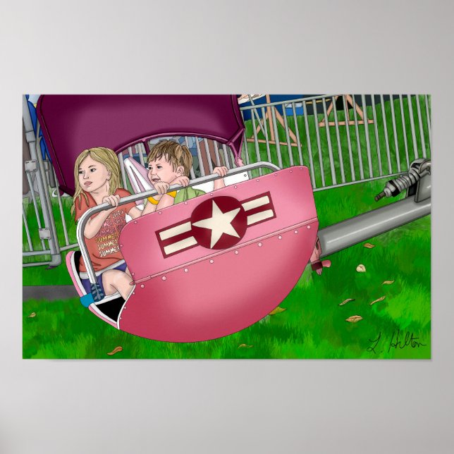 Niños en el Carnaval Arte Whimsical (Frente)