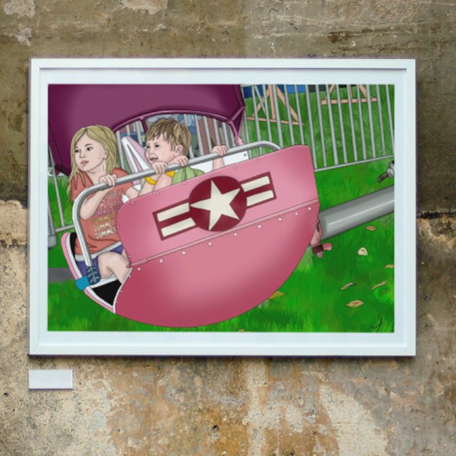 Niños en el Carnaval Arte Whimsical (Subido por el creador)