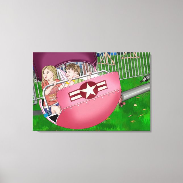 Niños en el Carnaval Arte Whimsical (Anverso)