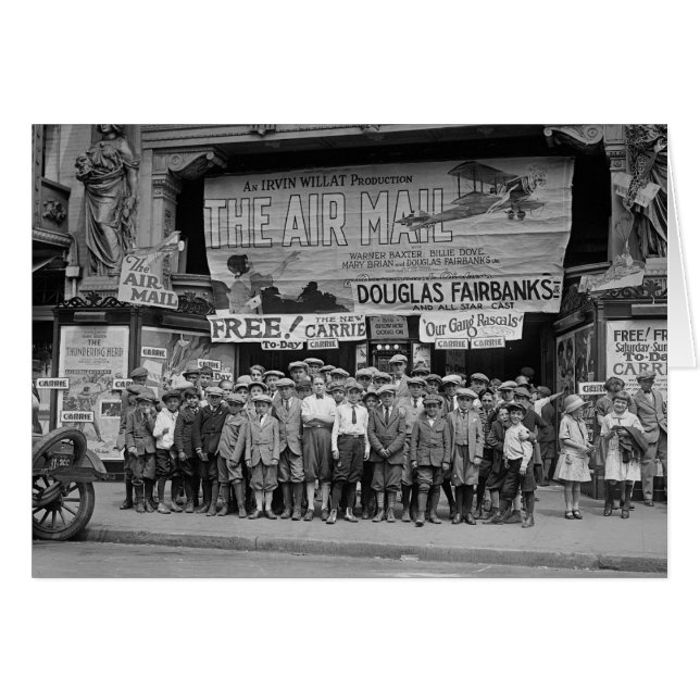 Niños en el cine, 1925 (Anverso (Horizontal))