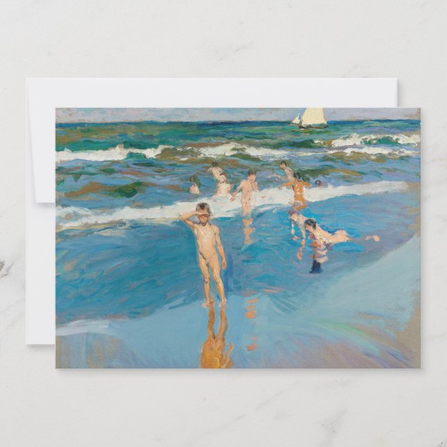 Niños en el Mar | Joaquín Sorolla (Anverso)
