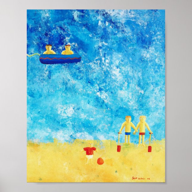 Niños en la imprenta de arte contemporáneo junto a (Frente)