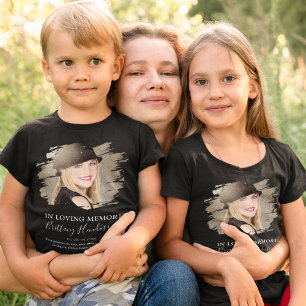 Niños En Memoria Camiseta conmemorativa con foto