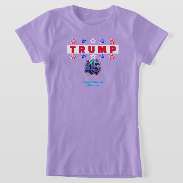 Niños Escolares Para Camiseta TRUMP 2 (Distribución)
