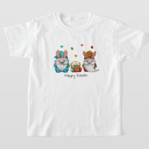 Niños felices camisetas de Pascua