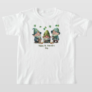Niños felices camisetas del Día de San Patricio