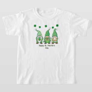 Niños felices camisetas del Día de San Patricio