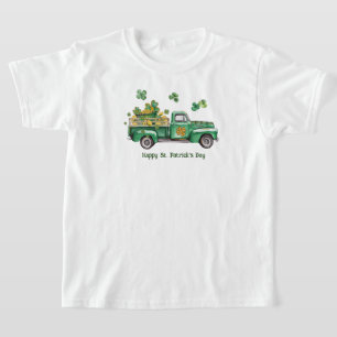 Niños felices camisetas del Día de San Patricio